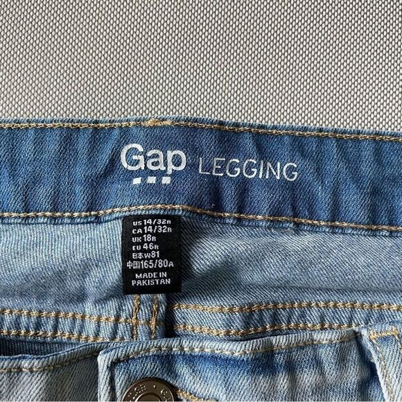 Gap Light Wash Legging Stretch Jeans Women’s Size 14 - Picture 9 of 9